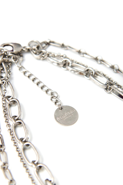Многослойное ожерелье LACRIMA|Основной цвет:Серебристый|Артикул:67560229 | Фото 2