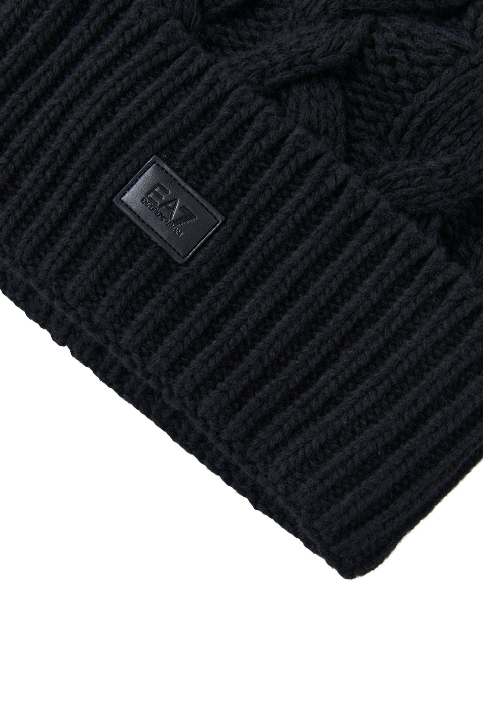 Unisex EA7 Шапка из смесовой шерсти (цвет ), артикул 240124-3F103 | Фото 2