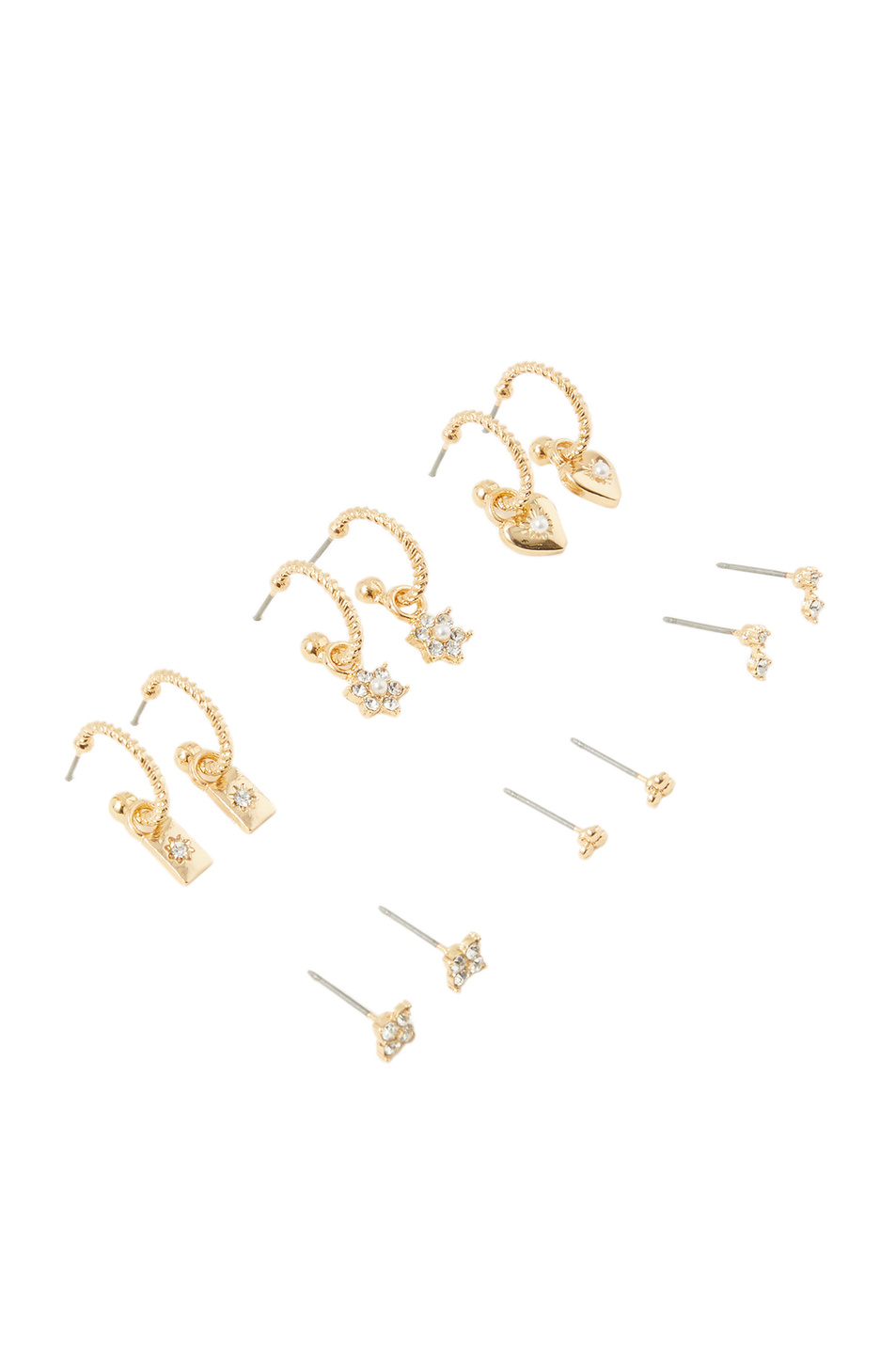Женский Accessorize Набор серег с подвесками и кристаллами (цвет ), артикул 381075 | Фото 1