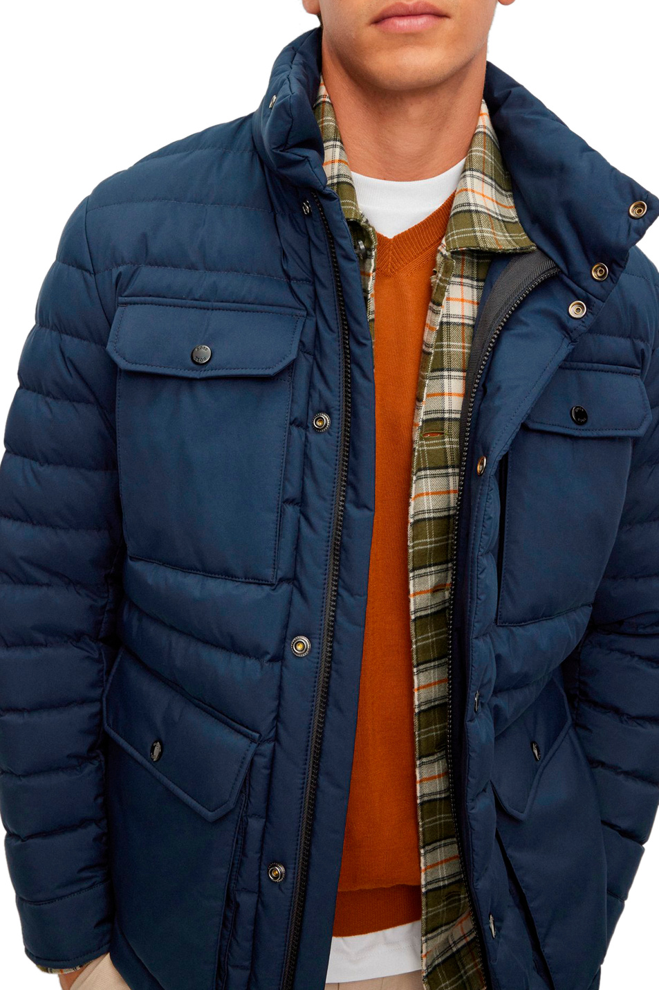 BOSS Стеганая куртка с накладными карманами (цвет ), артикул 50476880 | Фото 4