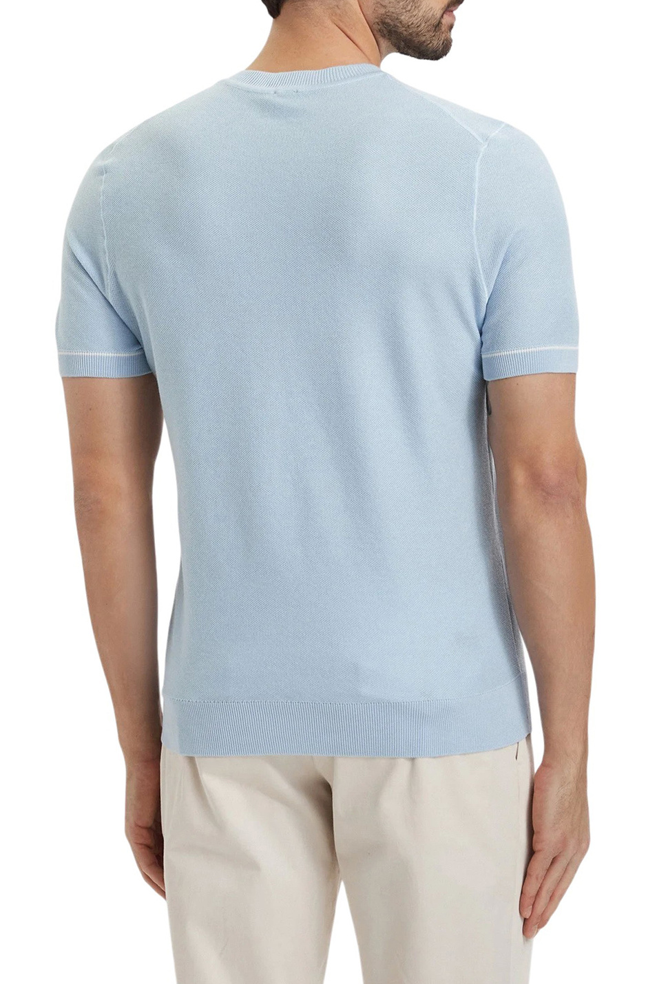 Мужской BOSS Джемпер H-Nalon из смесового хлопка (цвет ), артикул 50560482 | Фото 5