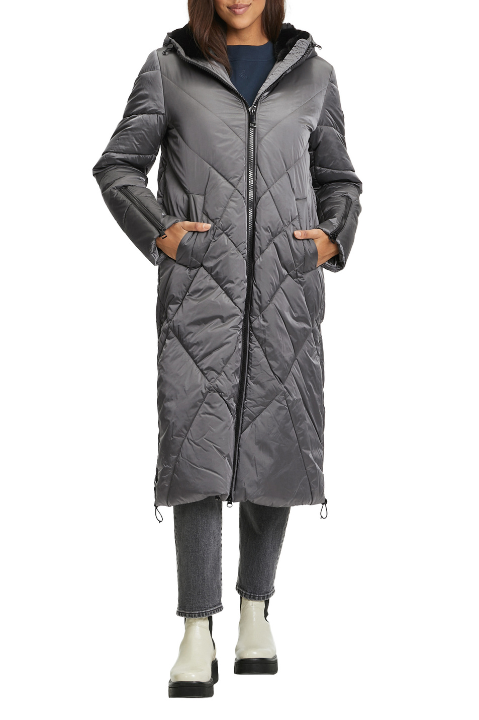 Женский Betty Barclay Стеганое пальто с капюшоном (цвет ), артикул 7312/1566 | Фото 3