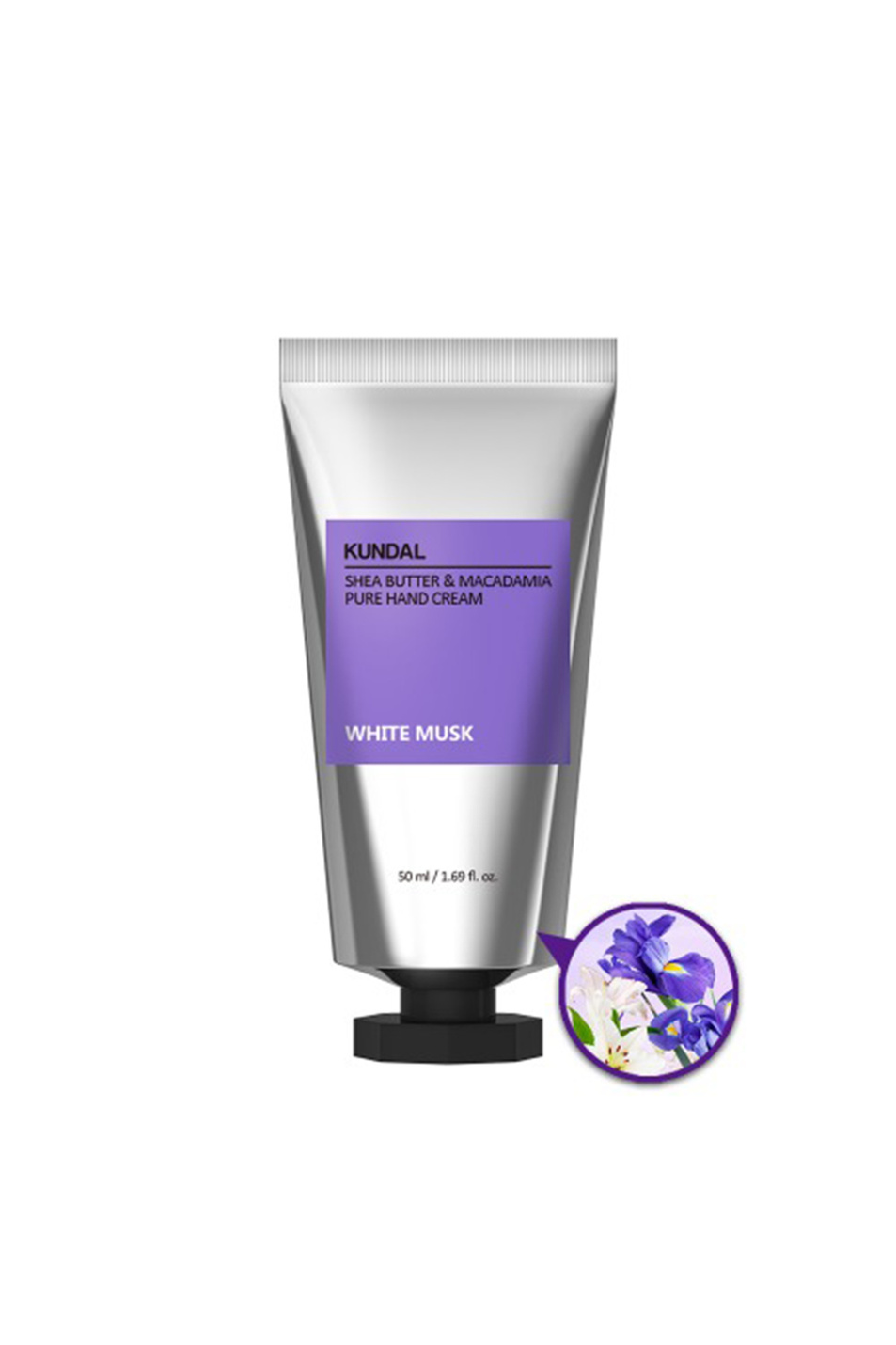 Не имеет пола KUNDAL Крем для рук SHEA BUTTER & MACADAMIA Pure Hand Cream WHITE MUSK, 50 мл (цвет ), артикул K8809568741934 | Фото 1