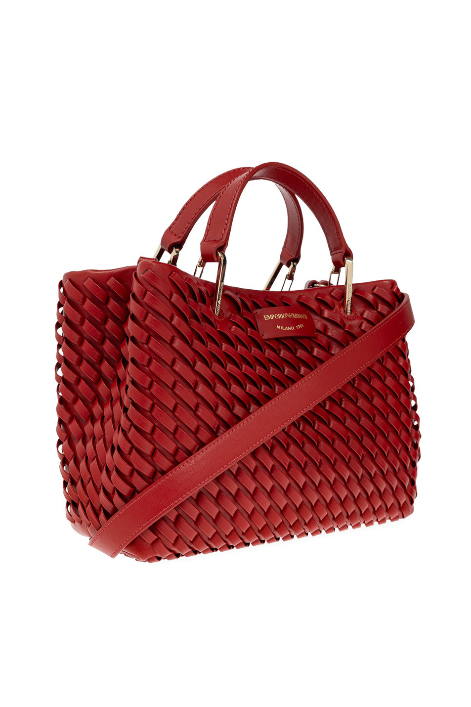 Женский Emporio Armani Сумка-шопер MyEA из натуральной кожи (цвет ), артикул EW000361-AF12762 | Фото 2