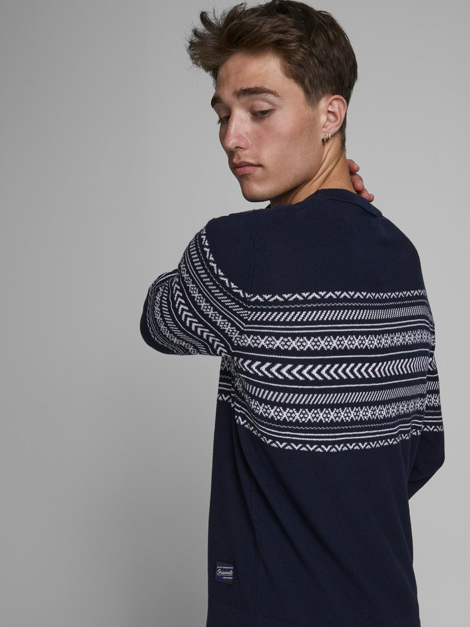 Мужской Jack & Jones Трикотажный свитер (цвет ), артикул 12175706 | Фото 5