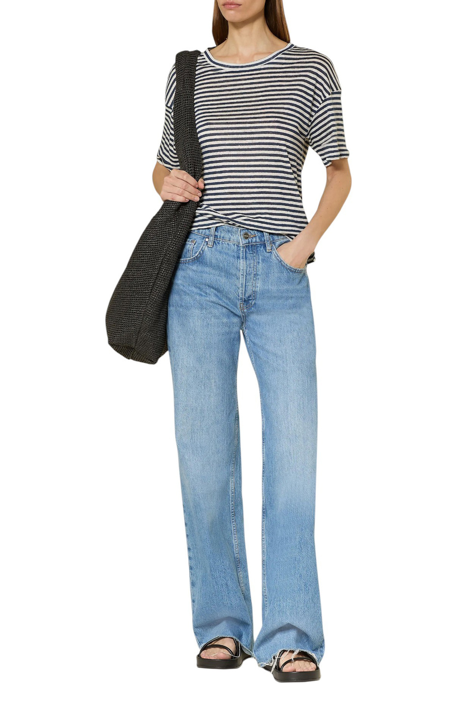 Женский Weekend Max Mara Футболка BARCA из льна (цвет ), артикул 2515941032 | Фото 3