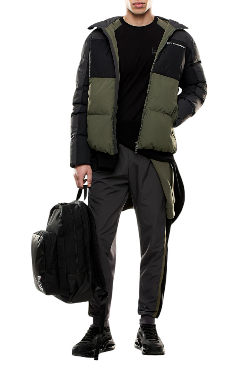 Мужской EA7 Куртка стеганая с логотипом (цвет ), артикул 7M000946-AF13190 | Фото 2