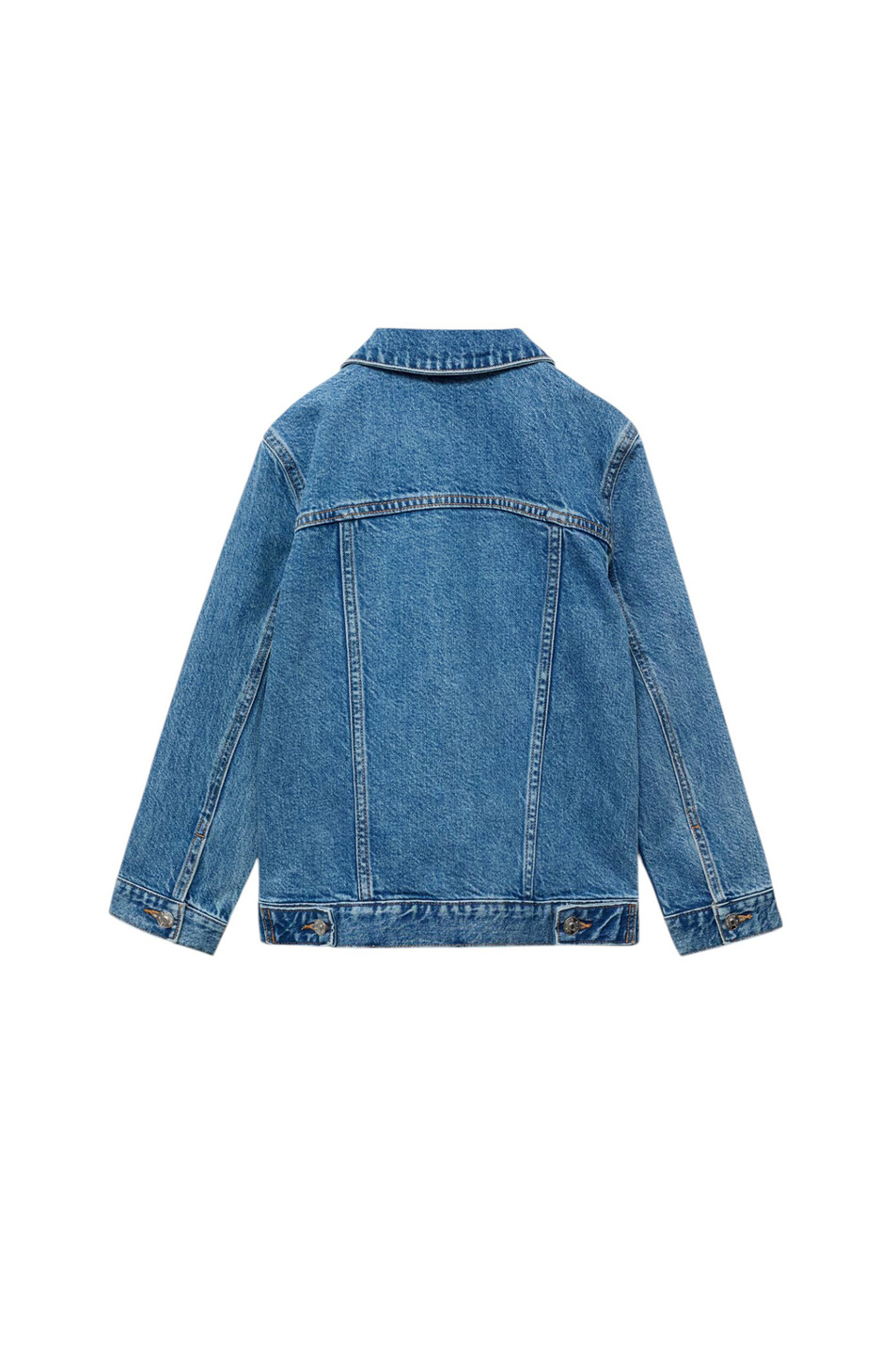 Мальчикам Mango Kids Куртка джинсовая JOHN из хлопка (цвет ), артикул 87045952 | Фото 2