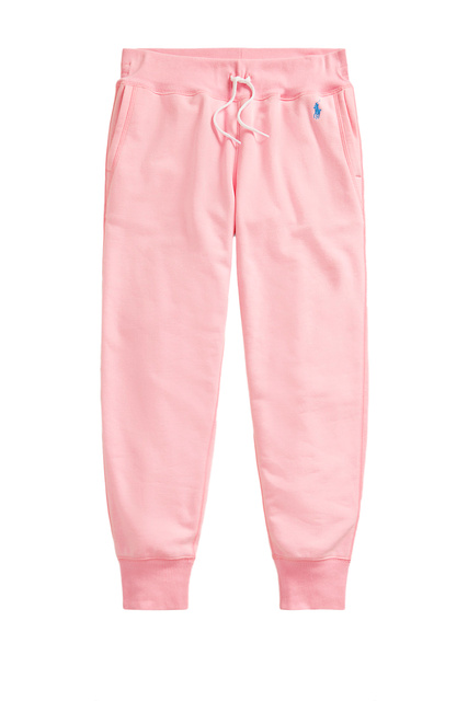Флисовые спортивные брюки|Основной цвет:Розовый|Артикул:211780215019 | Фото 1
