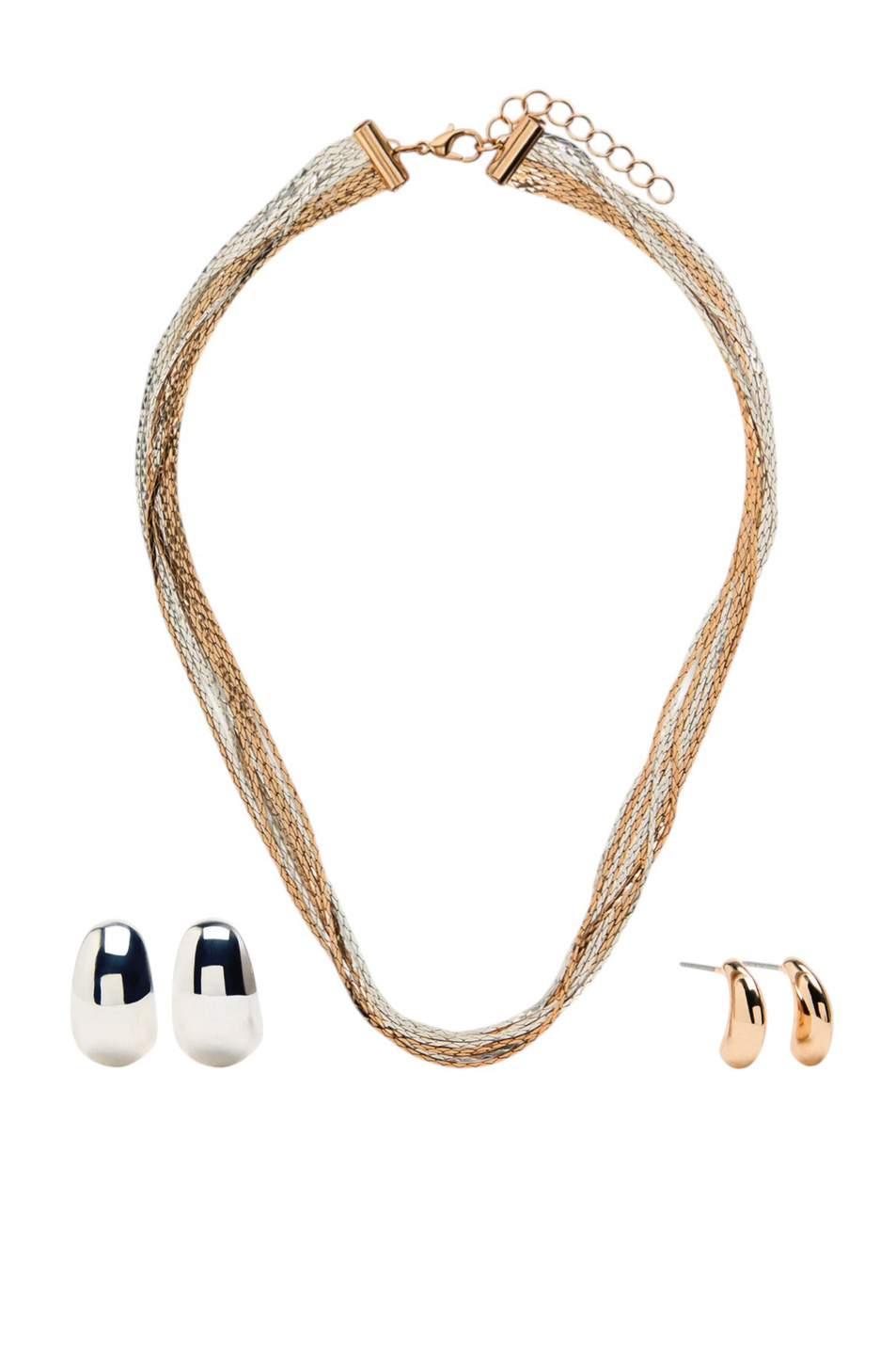 Женский Parfois Набор украшений (ожерелье, серьги - 2 пары) (цвет ), артикул 237538 | Фото 1