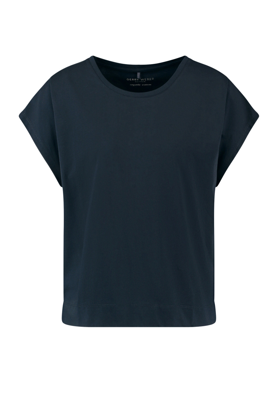Женский Gerry Weber Однотонная футболка из натурального хлопка (цвет ), артикул 570028-44016 | Фото 1