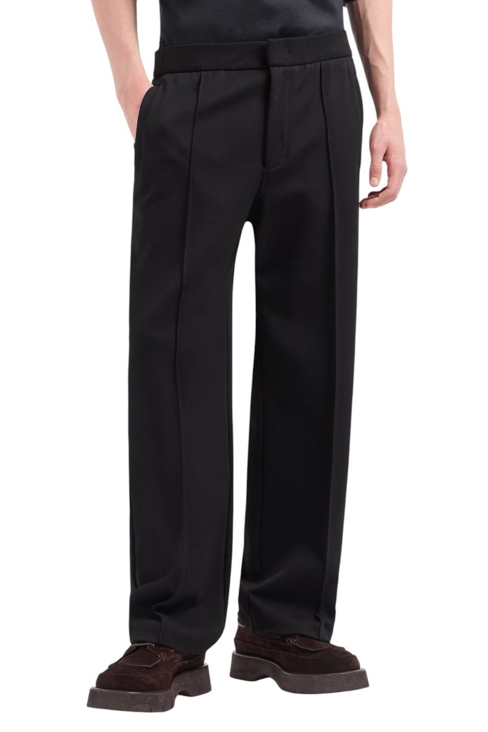 Мужской Emporio Armani Брюки из смесового хлопка (цвет ), артикул EM000969-AF13488 | Фото 3
