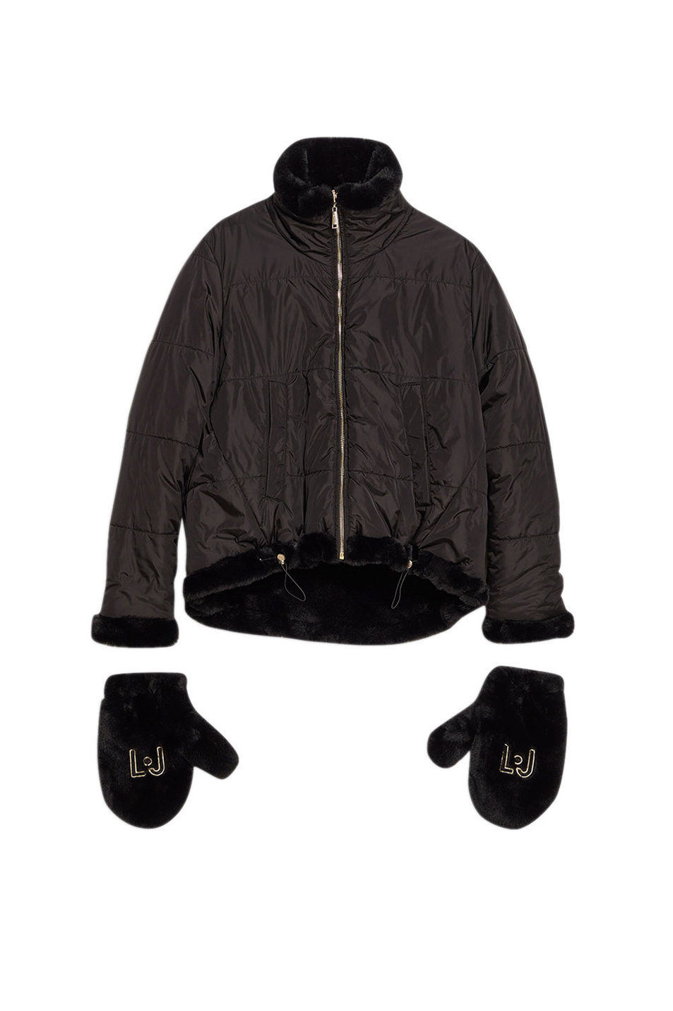 Liu Jo Двусторонняя куртка с варежками в комплекте (цвет ), артикул TF2172E0696 | Фото 1