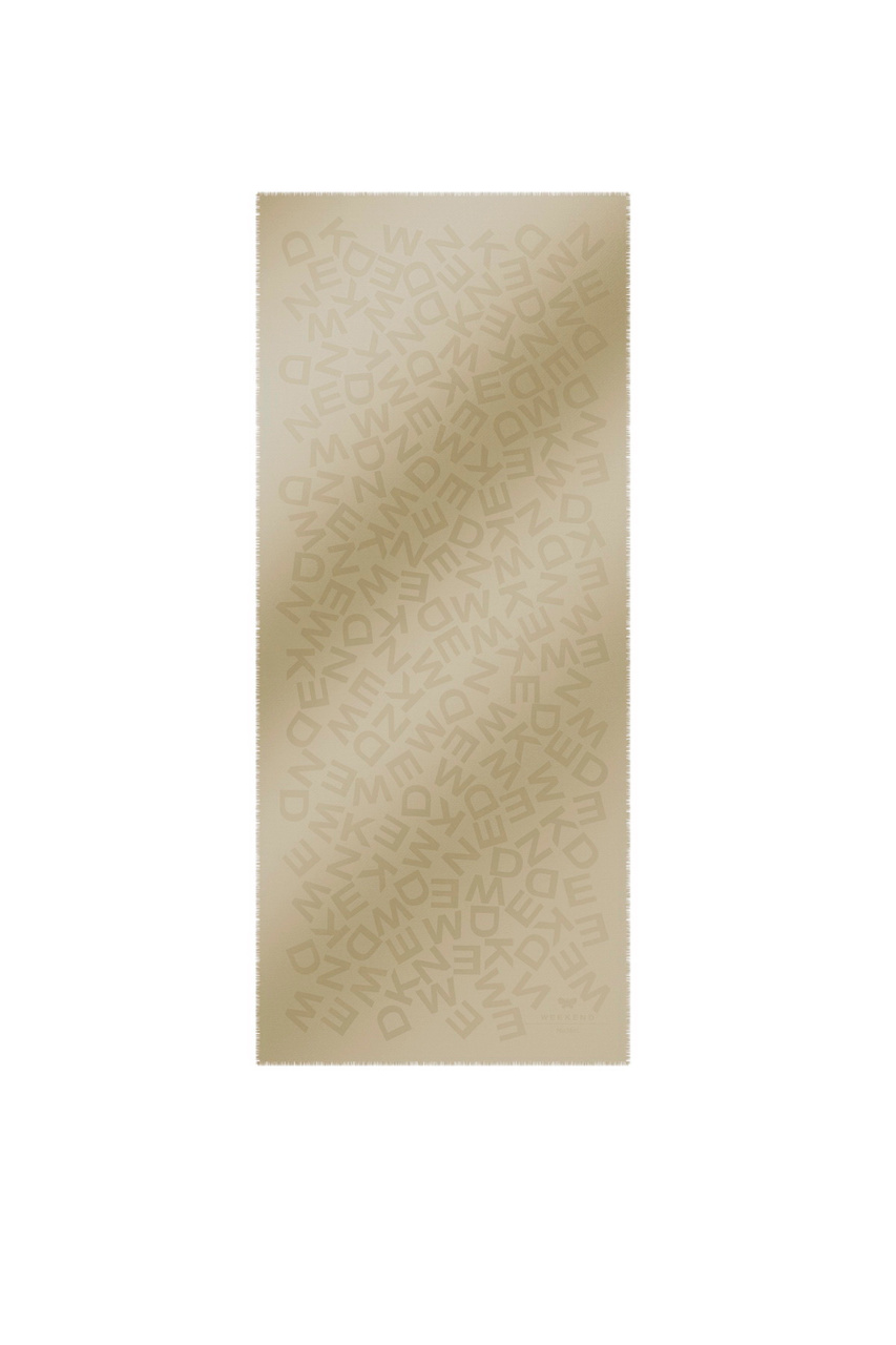 Шарф VALREAS из натурального хлопка|Основной цвет:Бежевый|Артикул:2415541064 | Фото 1