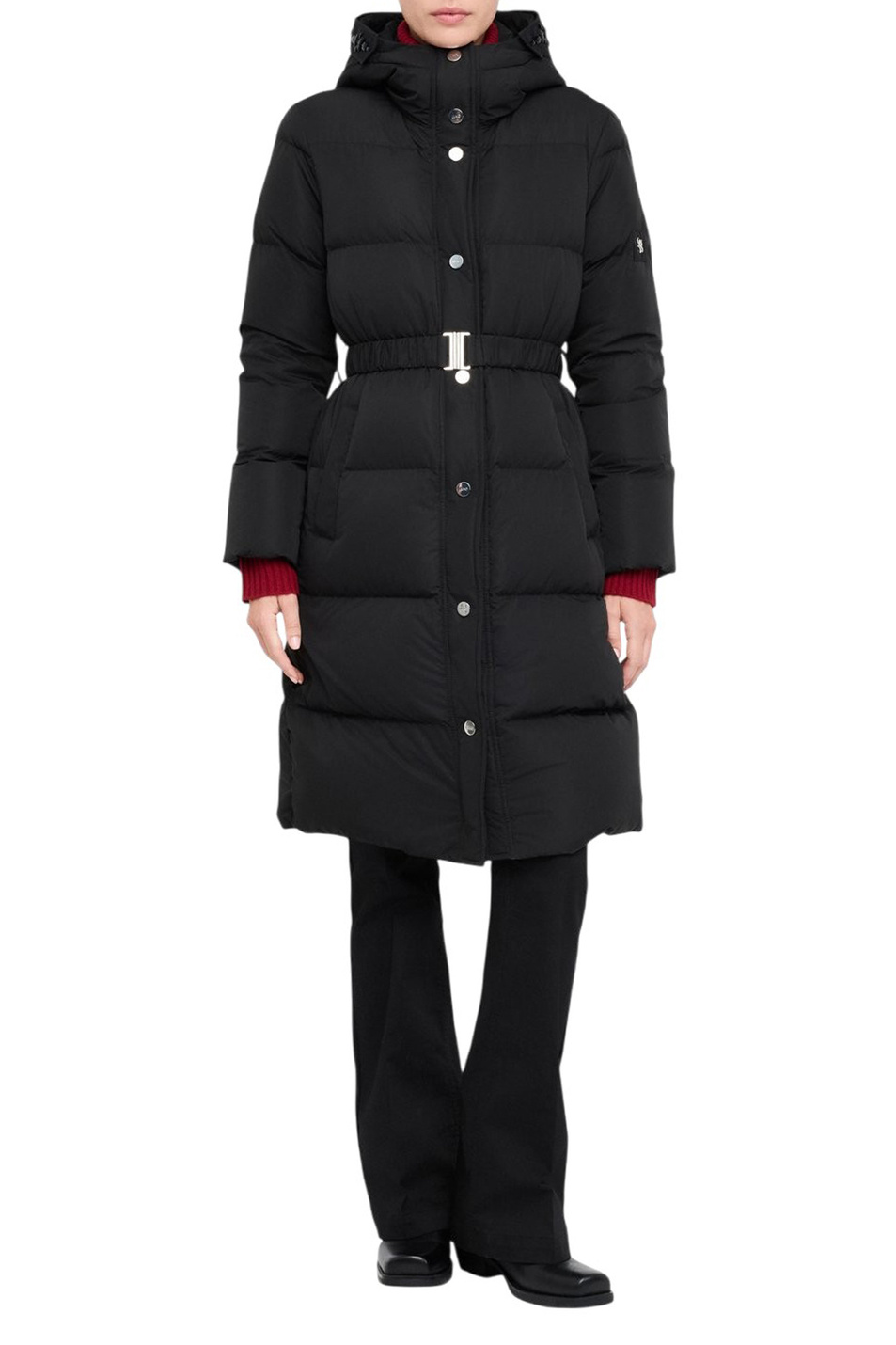 Женский Liu Jo Пальто с декорированным капюшоном (цвет ), артикул MF5293T3965 | Фото 4