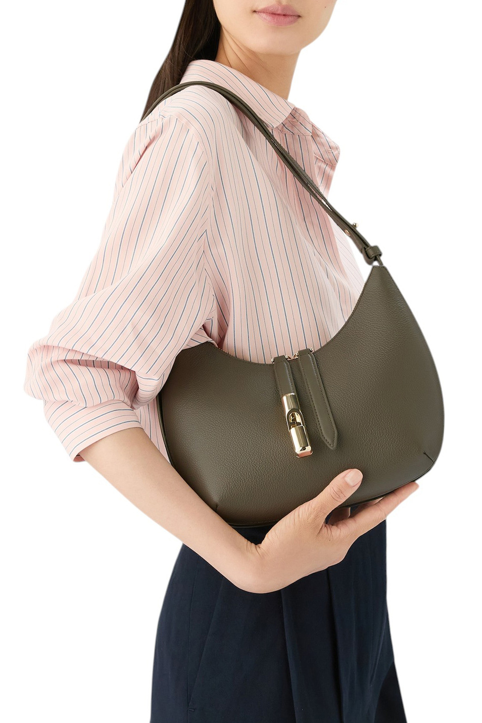 Женский Furla Сумка GOCCIA S из натуральной кожи (цвет ), артикул WB01500-BX3353 | Фото 6