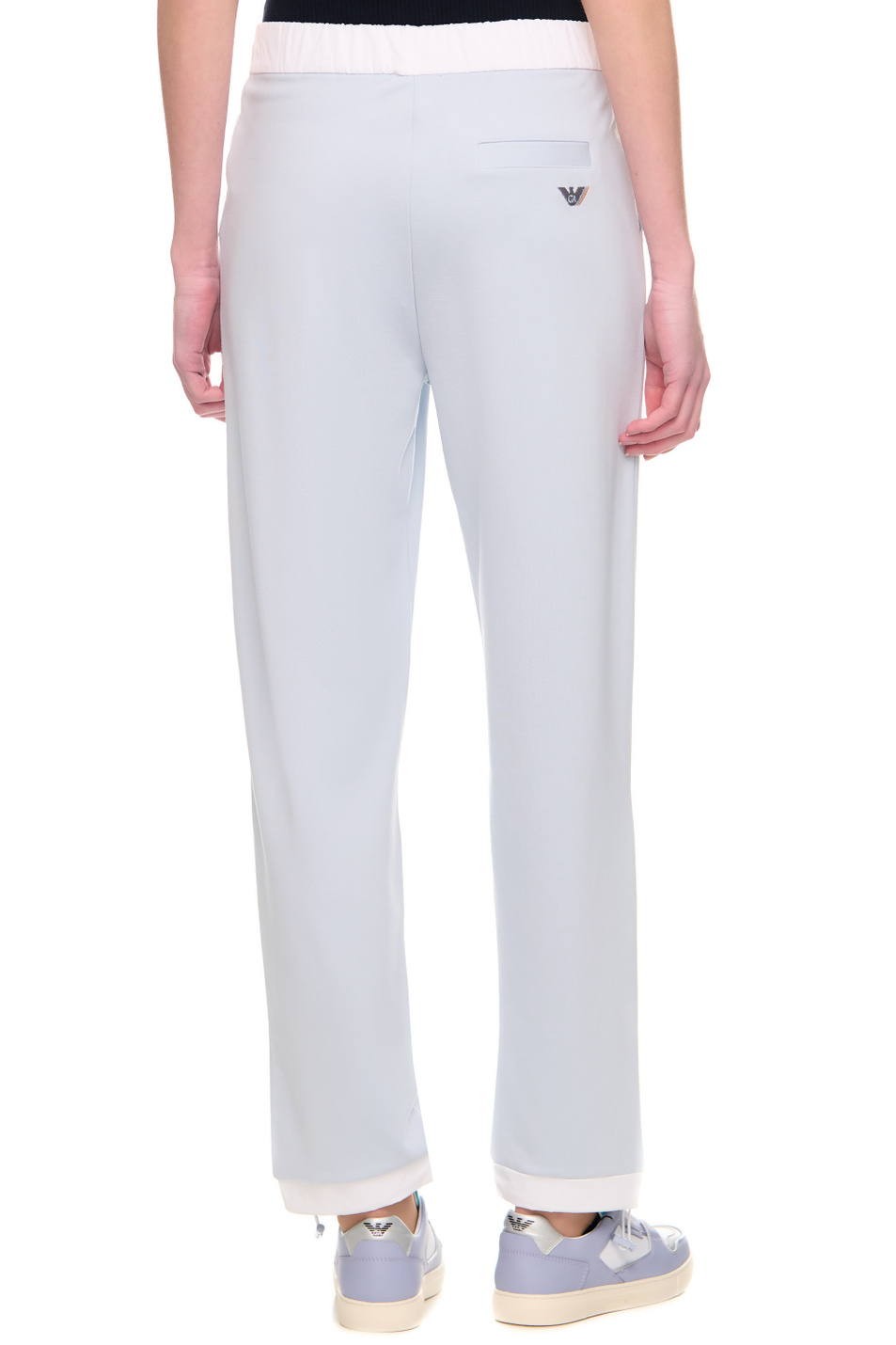 Женский Emporio Armani Брюки с кулиской на манжетах (цвет голубой), артикул 3R2P7E-2JWHZ | Фото 6