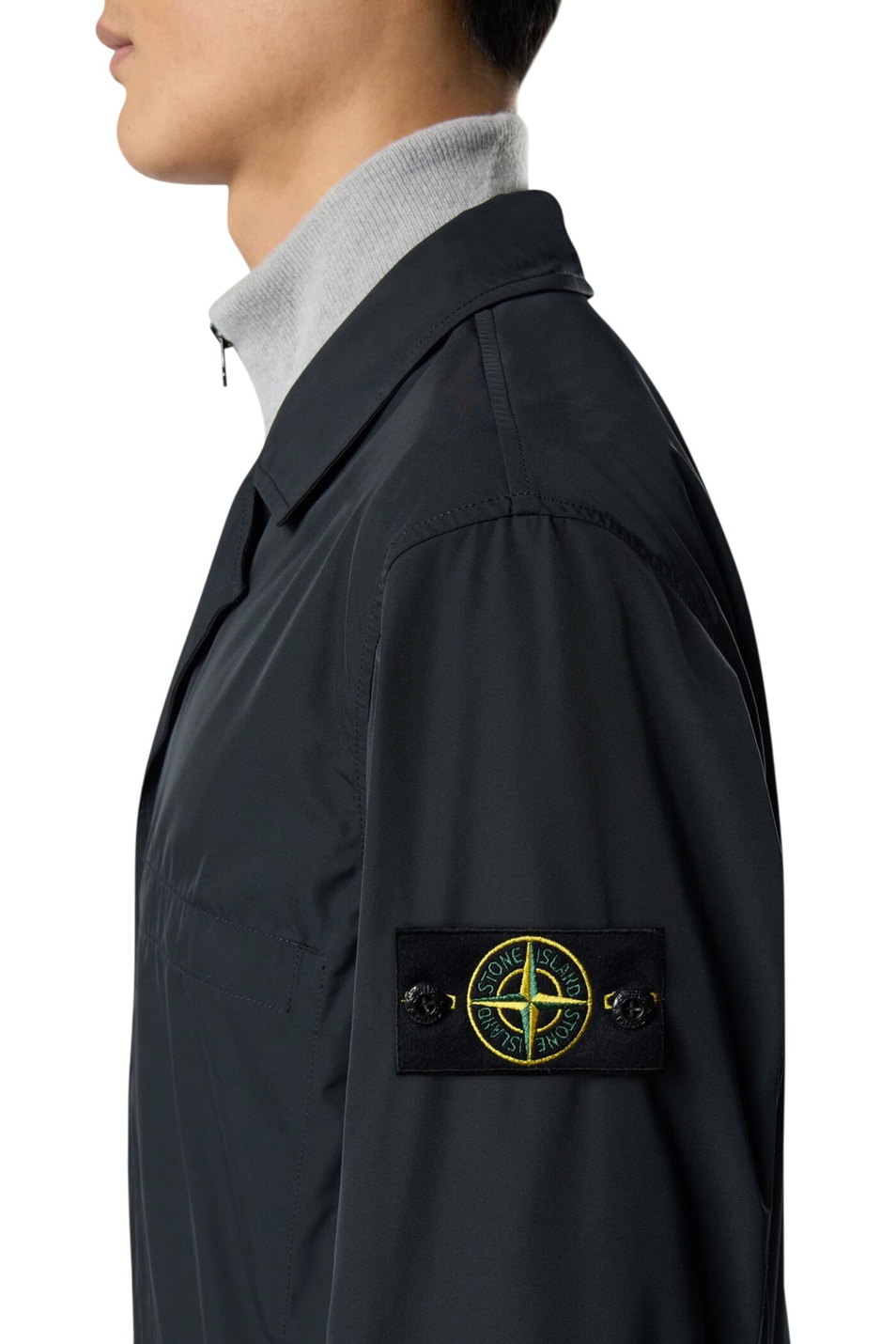 Мужской Stone Island Куртка-пиджак однотонная (цвет ), артикул L1S15A100001-S0026 | Фото 6