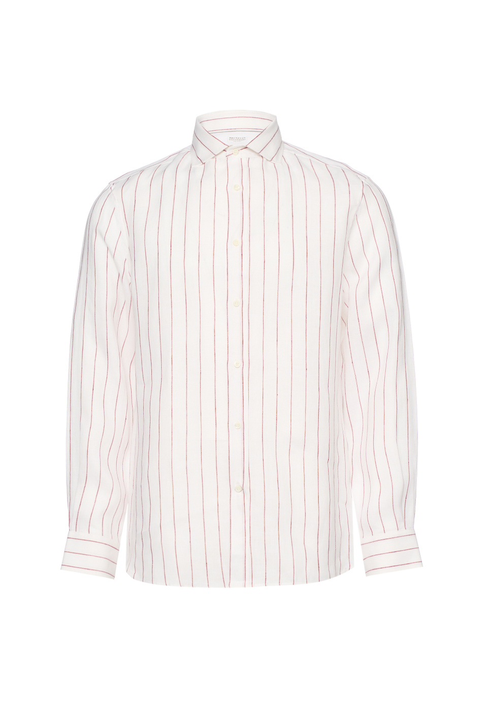 Мужской Brunello Cucinelli Рубашка из льна в полоску (цвет ), артикул MM6860627 | Фото 1