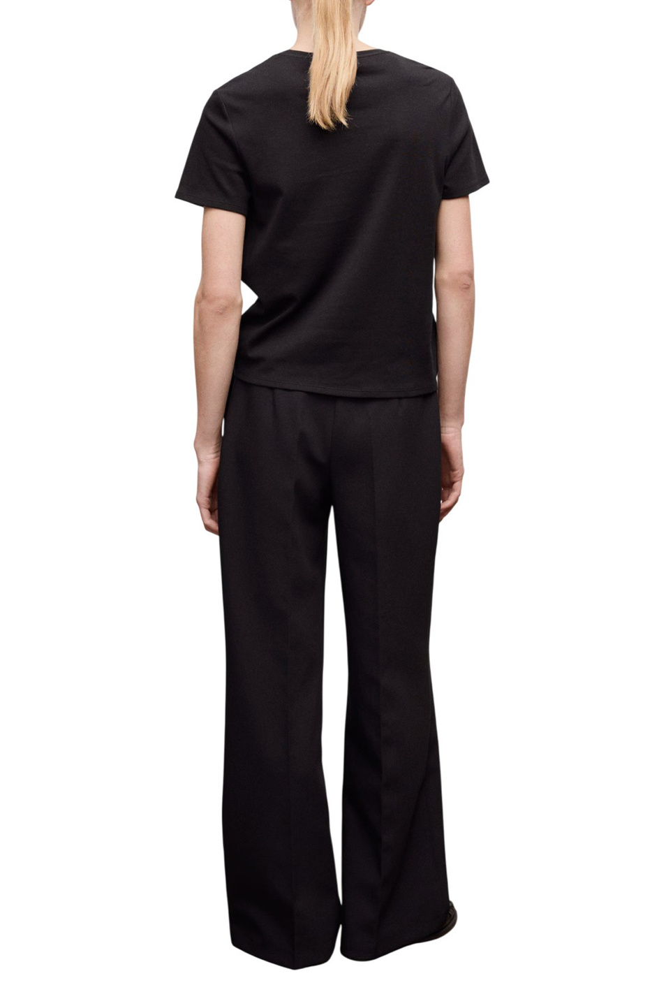 Женский Mango Футболка RITI из хлопка (цвет ), артикул 27063312 | Фото 4