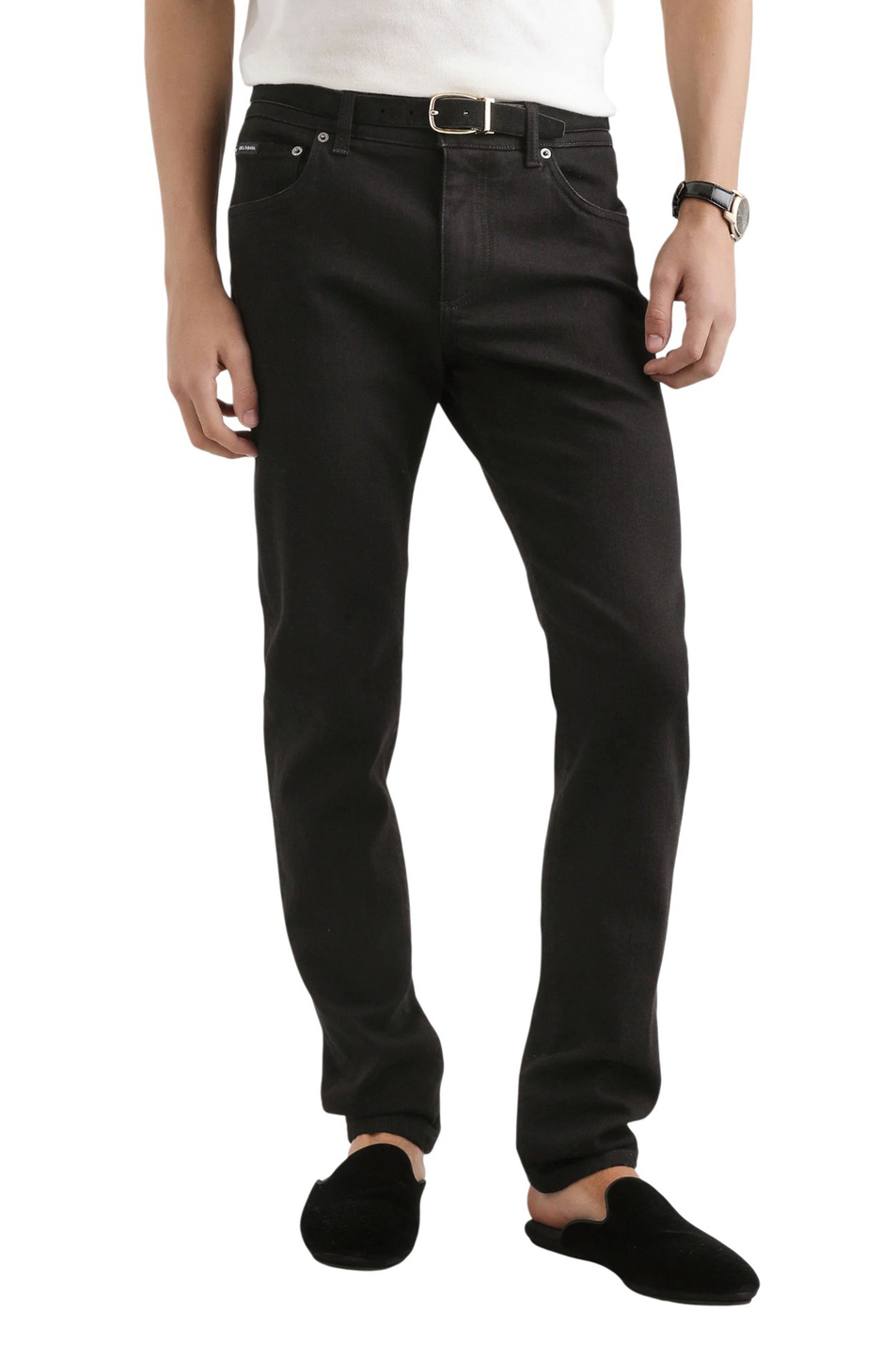 Мужской Dolce & Gabbana Джинсы из эластичного хлопка (цвет ), артикул GY07CD-G8OM5 | Фото 3