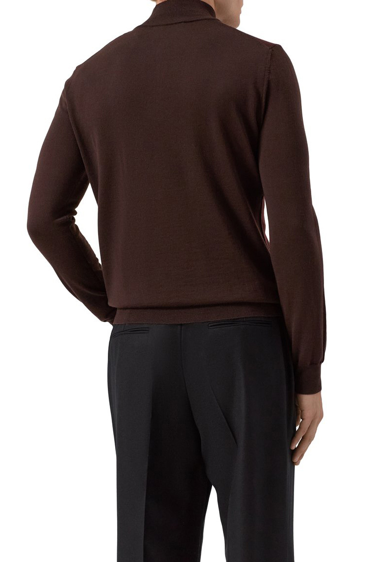 Мужской Corneliani Джемпер из шерсти (цвет ), артикул 26M50G-2625187 | Фото 4