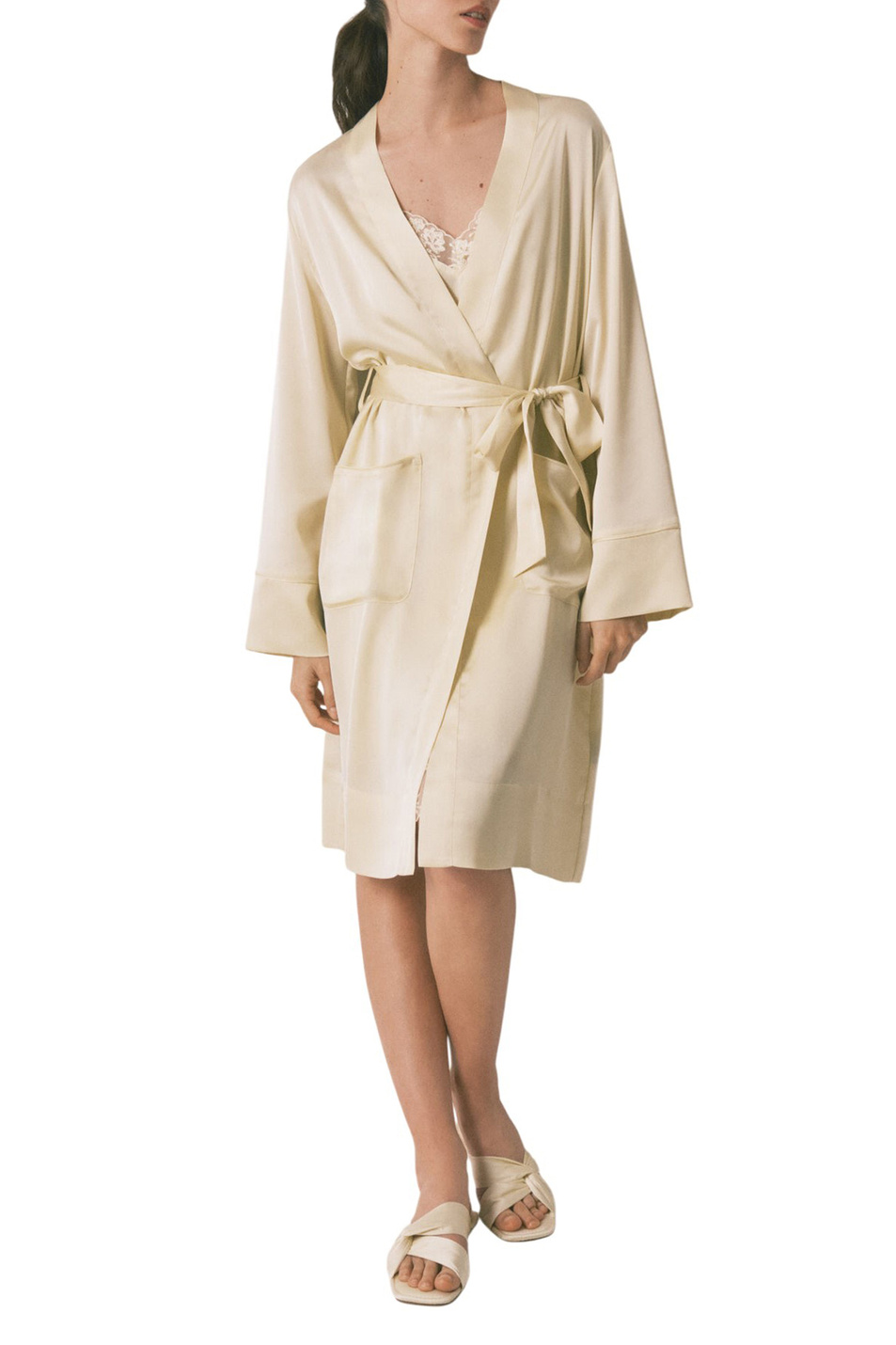 Женский Women'secret Халат атласный (цвет ), артикул 2533682 | Фото 2