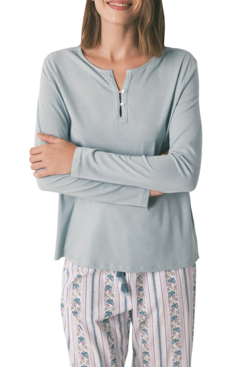 Женский Women'secret Лонгслив из хлопка (цвет ), артикул 3272274 | Фото 3