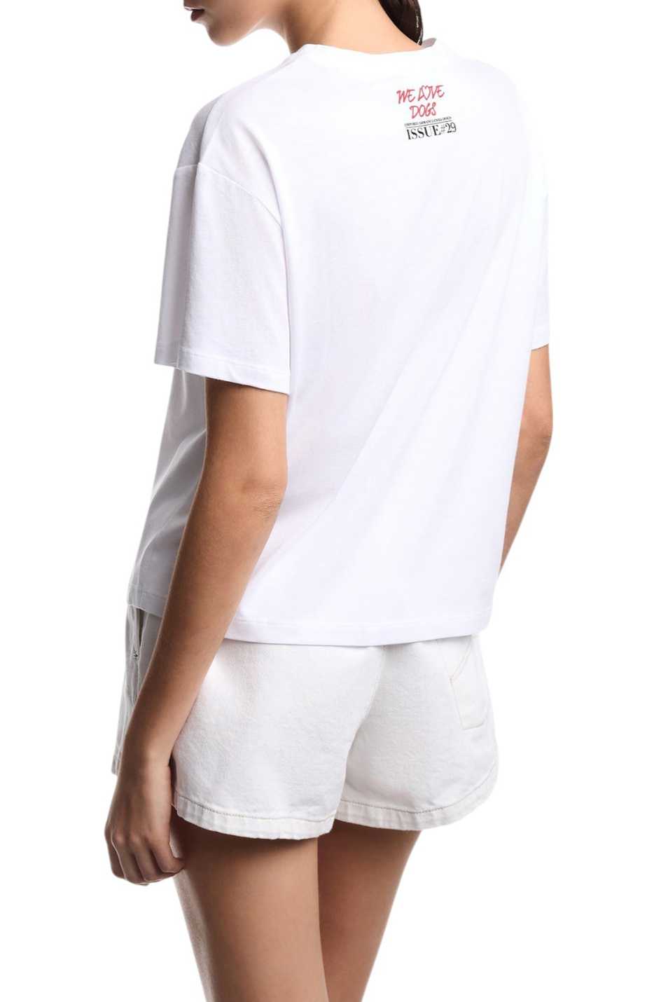 Женский Emporio Armani Футболка с принтом (цвет ), артикул EW004386-AF24854 | Фото 4