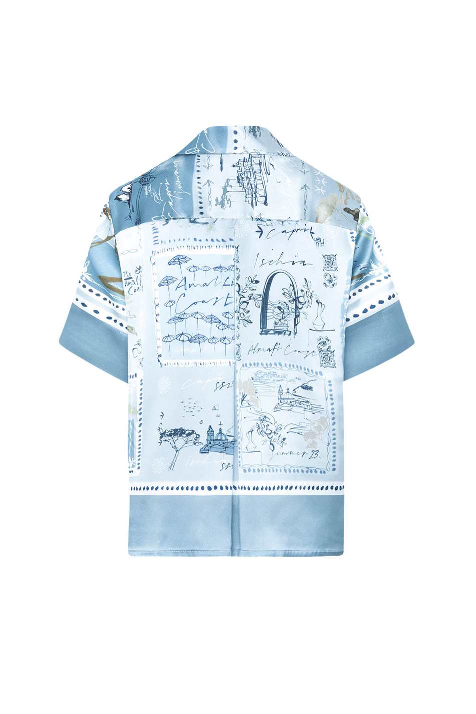 Женский Kiton Рубашка из натурального шелка с принтом (цвет ), артикул D57470K0978C2000H | Фото 2