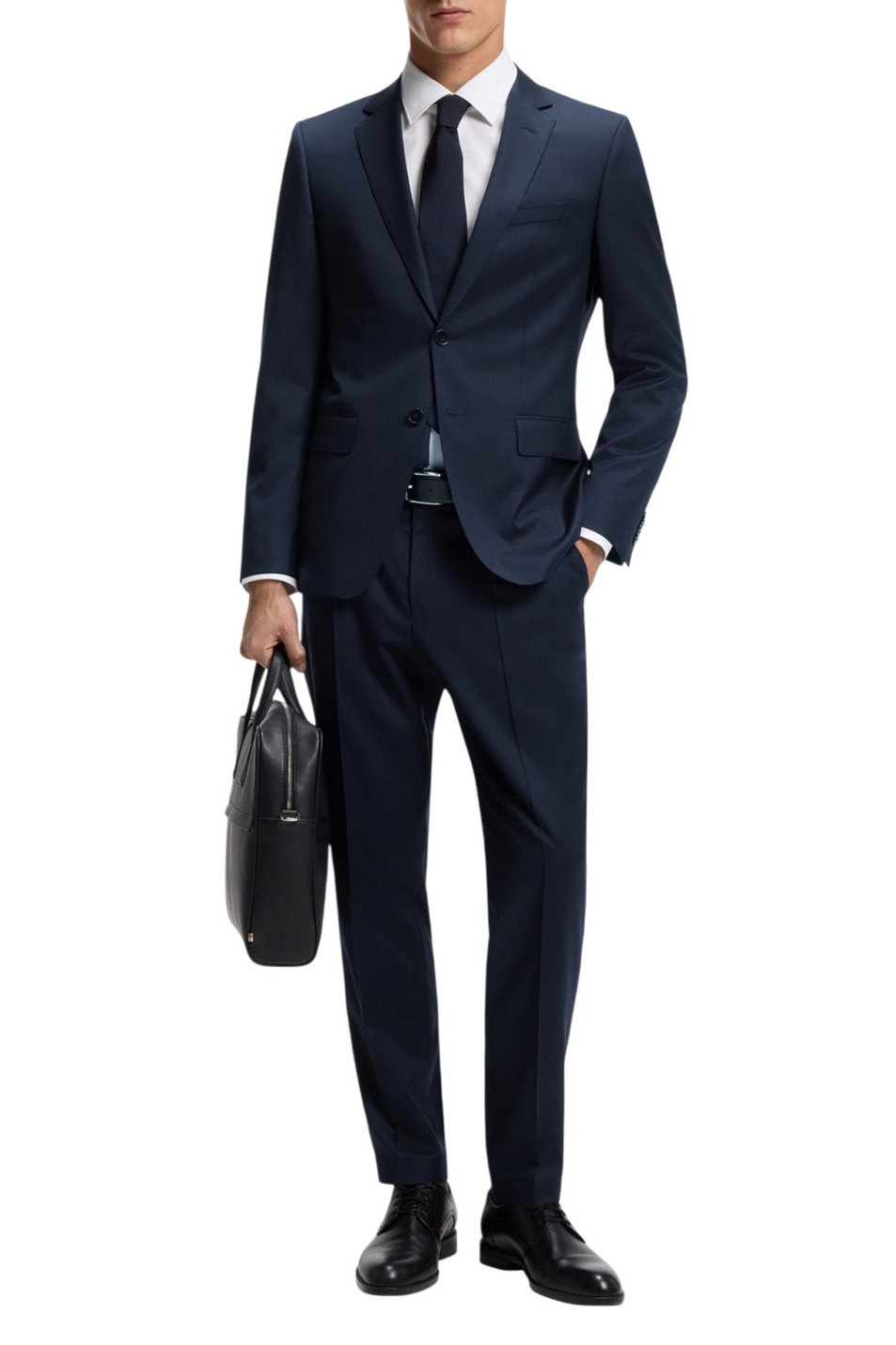 Пиджак из натуральной шерсти|Основной цвет:Синий Мужской BOSS Пиджак из натуральной шерсти (цвет ), артикул 50469171 | Фото 2