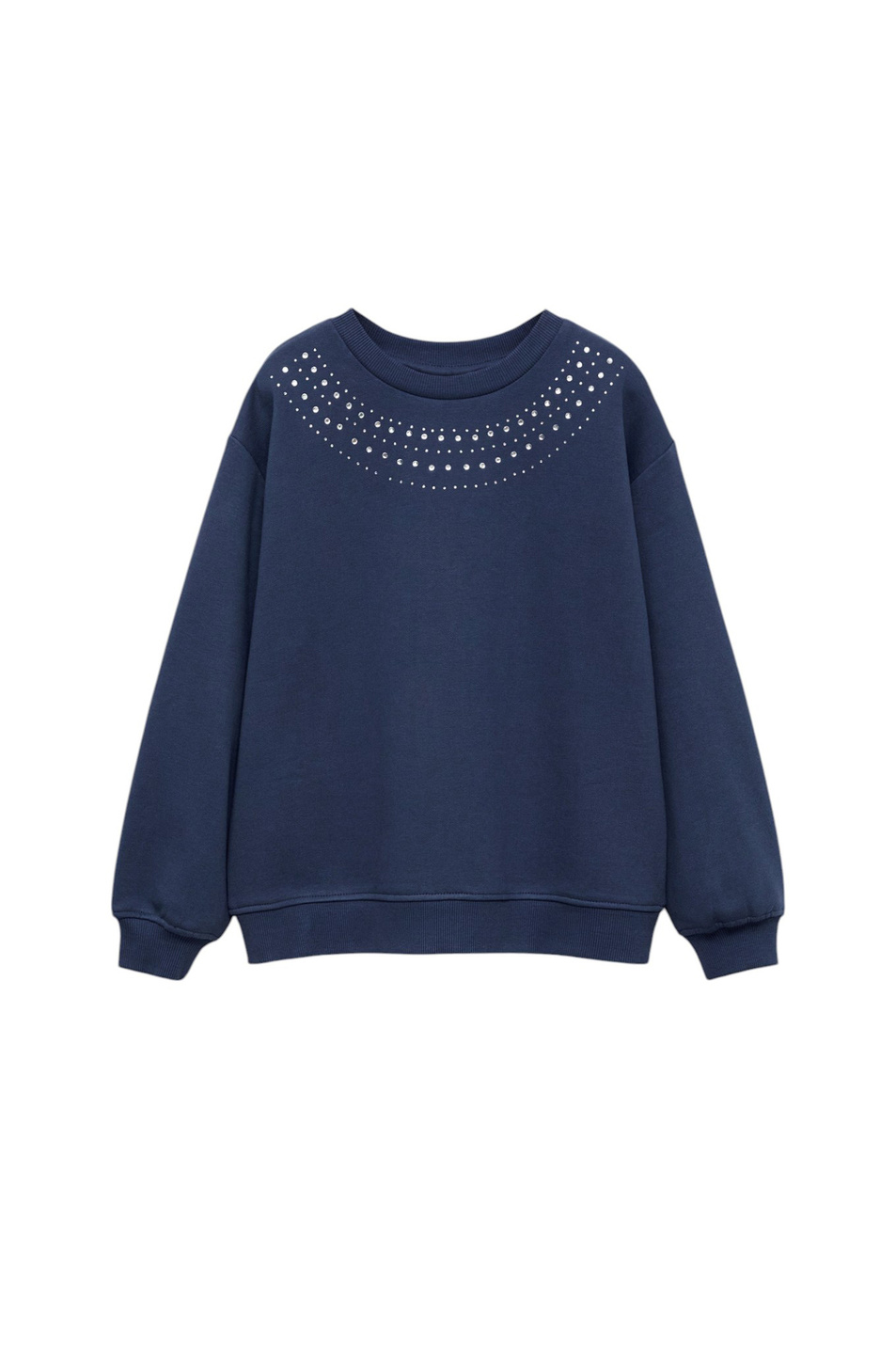 Девочкам Mango Kids Свитшот COLLAR с отделкой бисером (цвет ), артикул 87010645 | Фото 1