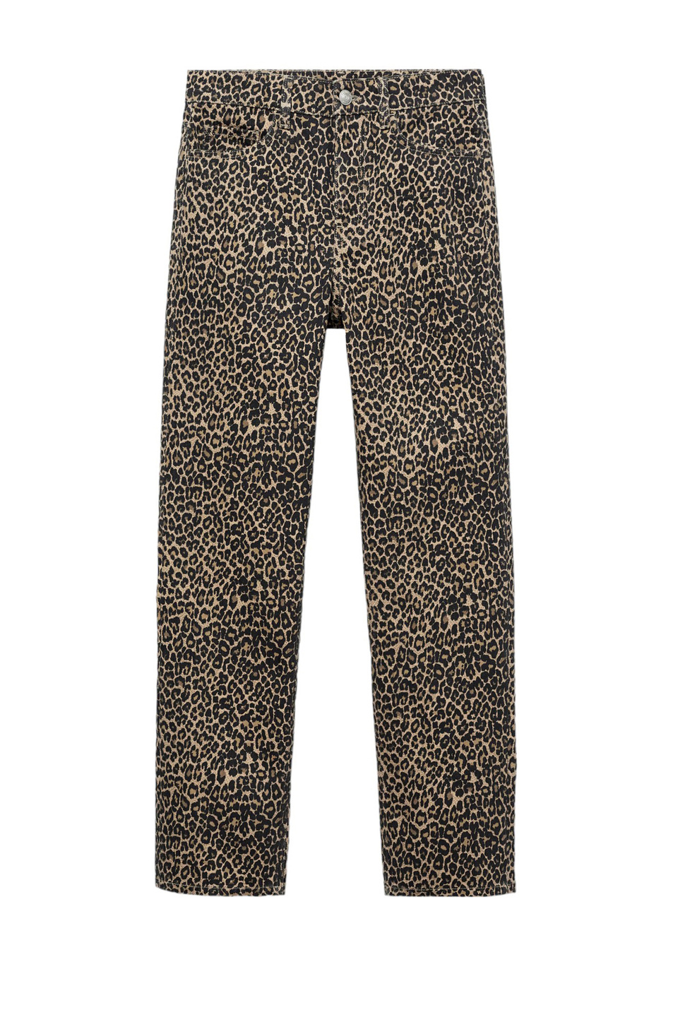 Женский Mango Джинсы LEOPARD из натурального хлопка (цвет ), артикул 77030388 | Фото 1