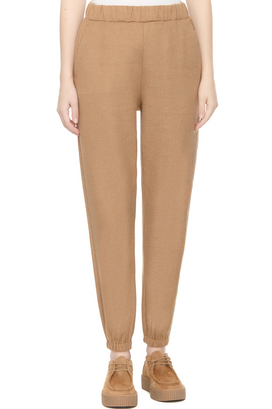 Женский Weekend Max Mara Брюки DANUBIO с эластичным поясом (цвет ), артикул 2357860333 | Фото 4