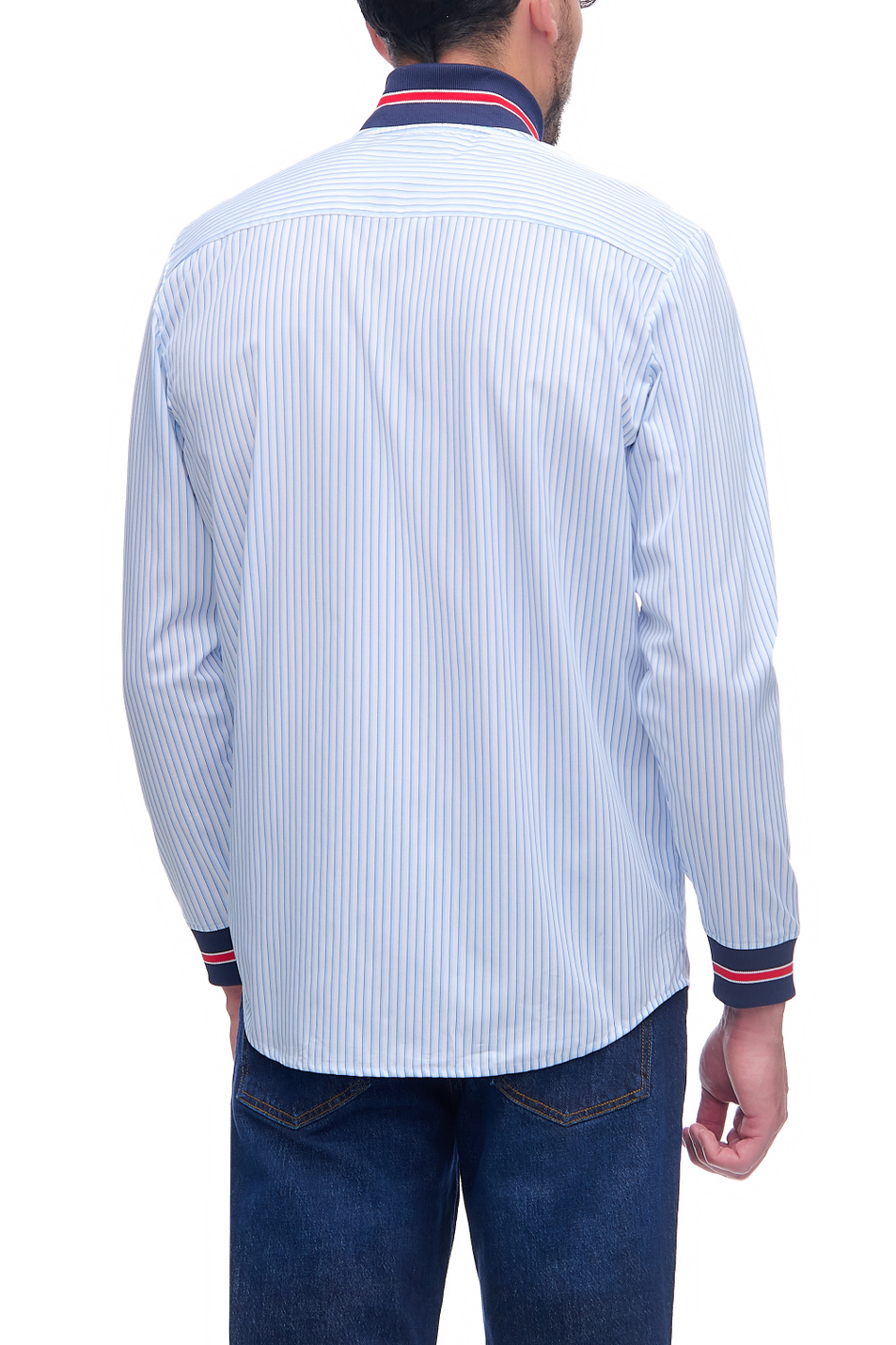 Мужской HUGO Рубашка на молнии с эластичными манжетами и воротником (цвет ), артикул 50459017 | Фото 4