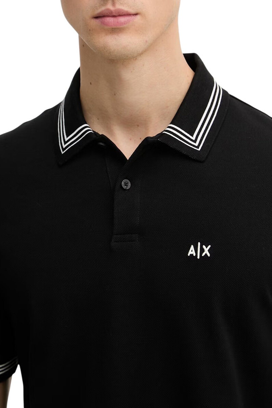 Мужской Armani Exchange Поло из натурального хлопка (цвет ), артикул XM002343-AF10366 | Фото 6