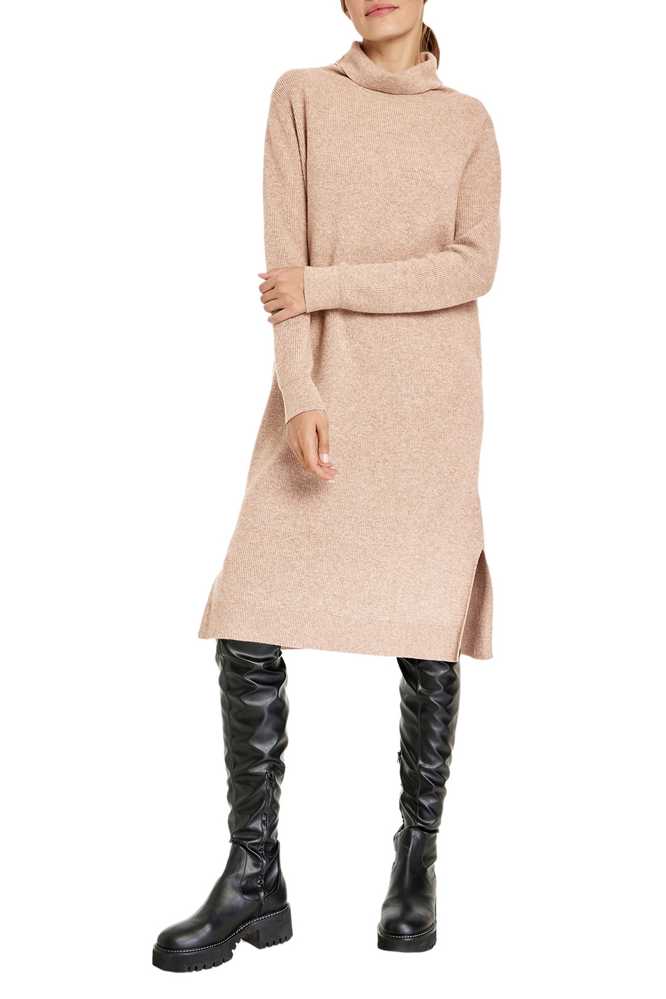 Женский Gerry Weber Трикотажное платье с высоким воротником (цвет ), артикул 785153-44716 | Фото 3