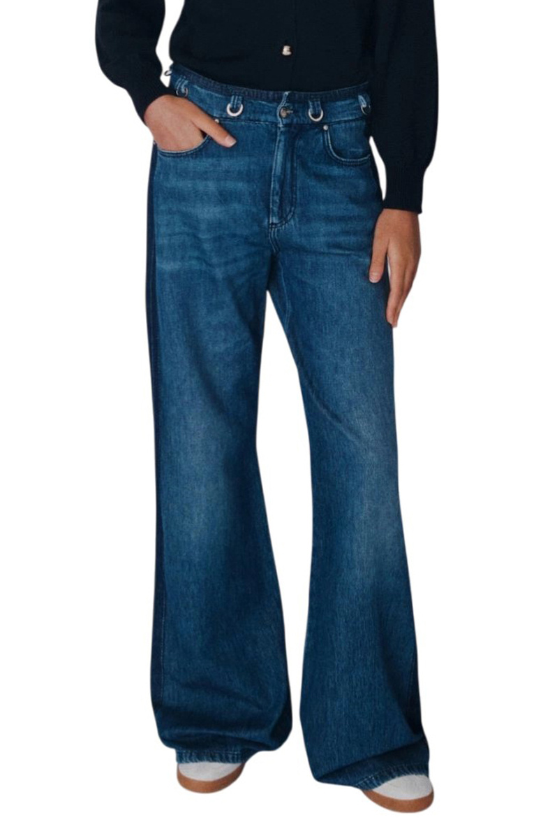 Женский MARELLA Джинсы MLSWLEG2 из хлопка (цвет ), артикул 2613181064 | Фото 3