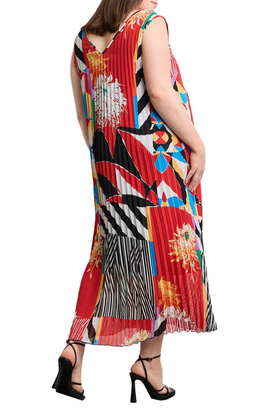 Женский Samoon Платье плиссированное (цвет ), артикул 480014-21055 | Фото 3