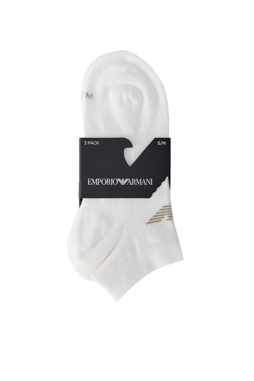 Носки в комплекте из 3 пар|Основной цвет:Белый|Артикул:300048-4R234 | Фото 1