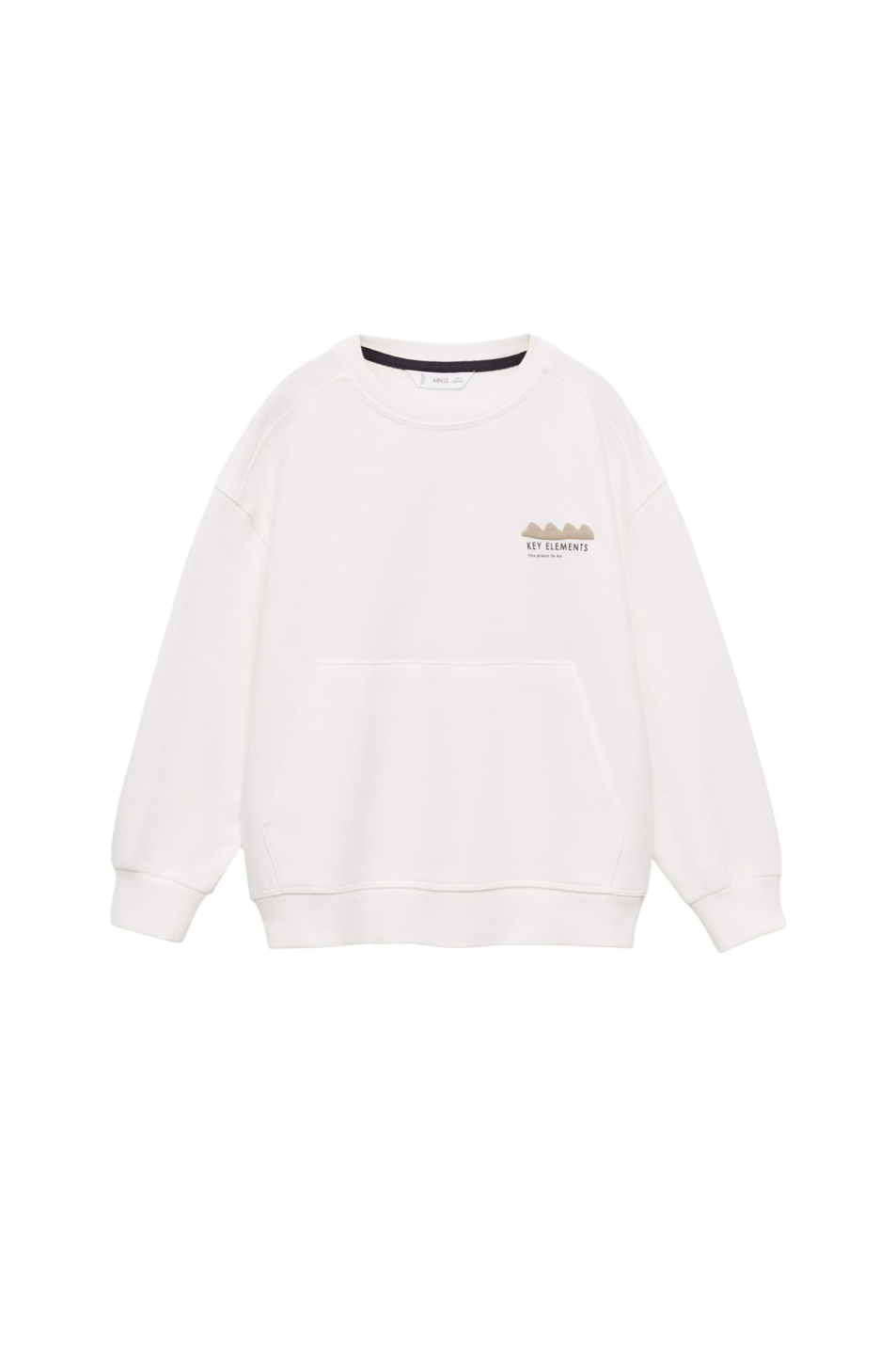 Мальчикам Mango Kids Свитшот ELEMENTS из хлопка (цвет ), артикул 87083287 | Фото 1