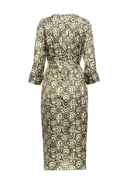 Платье HELMUT из шелка с принтом|Основной цвет:Зеленый|Артикул:2392211031 | Фото 2