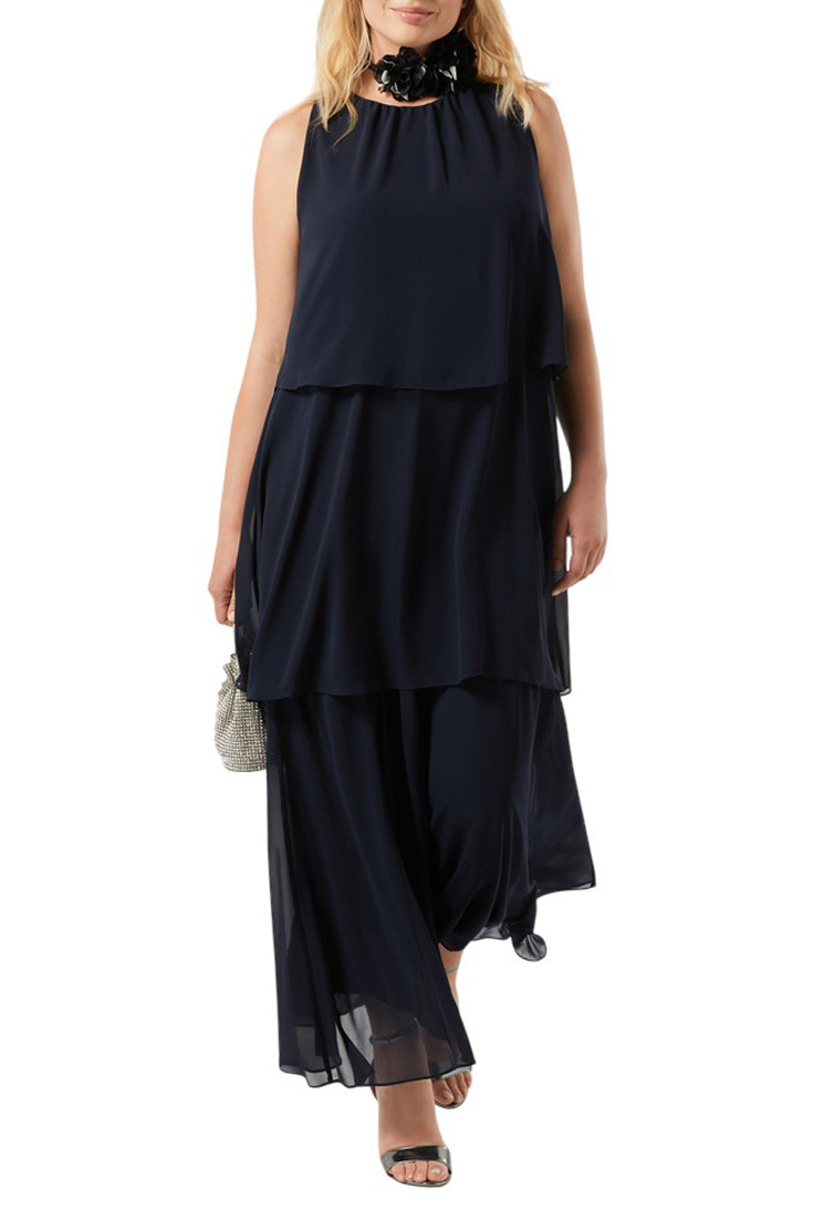 Женский Marina Rinaldi Платье FAGIANI однотонное (цвет ), артикул 2617221356 | Фото 2