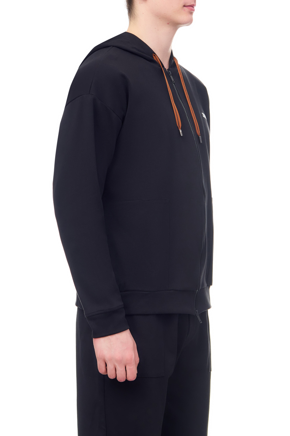 Мужской Zegna Толстовка из натурального хлопка (цвет ), артикул N6MK01640 | Фото 3