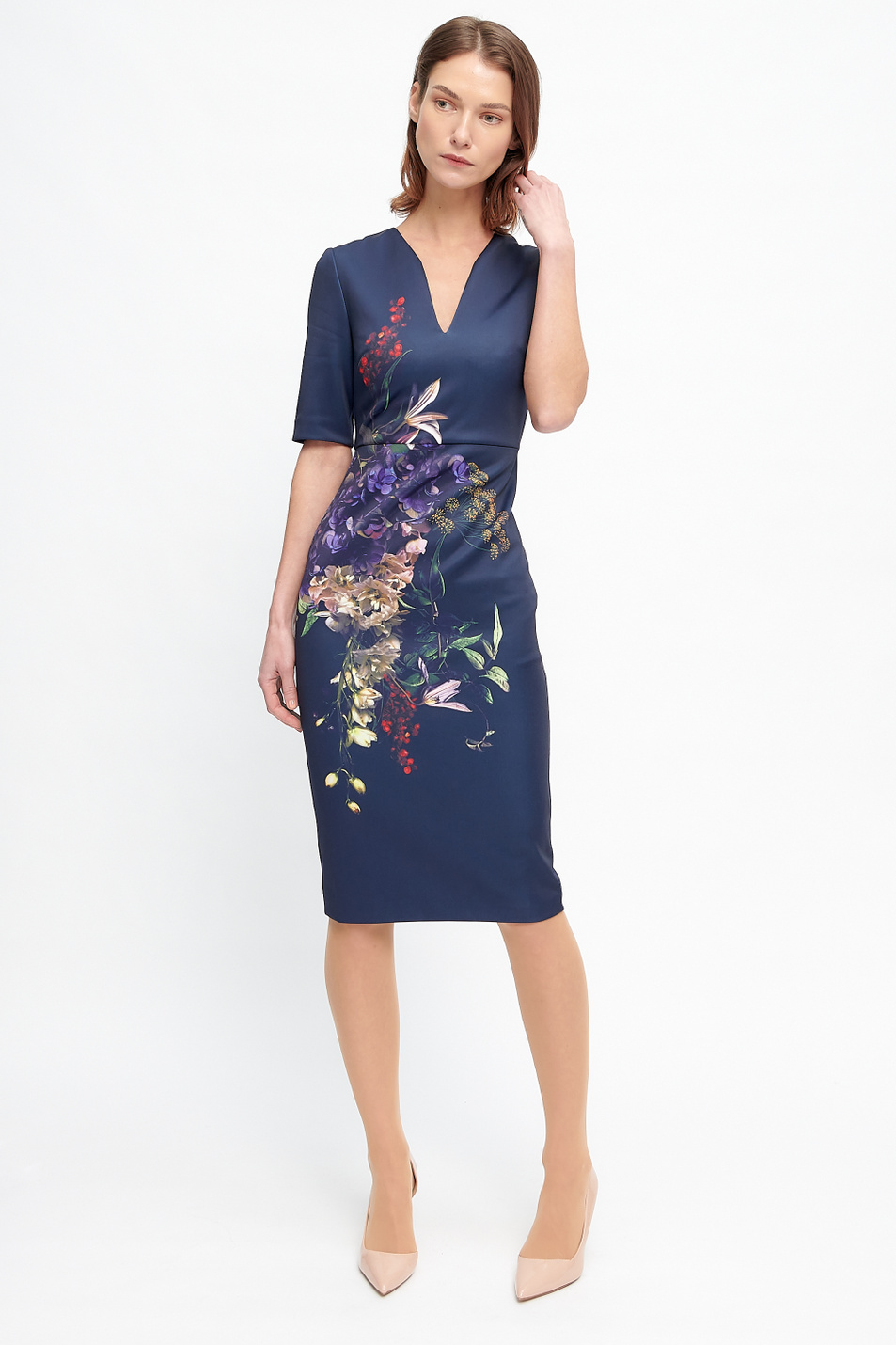 Ted Baker Платье CARVIR с цветочным принтом (цвет ), артикул 247449 | Фото 1