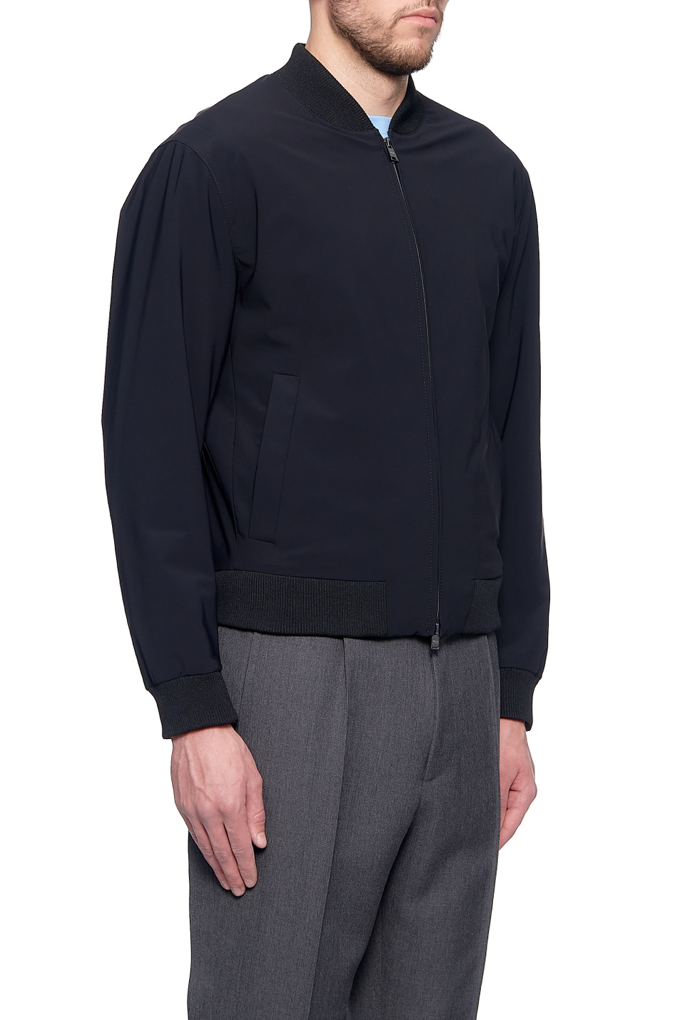Мужской BOSS Куртка Nolwin приталенного кроя из эластичной ткани (цвет ), артикул 50453801 | Фото 4