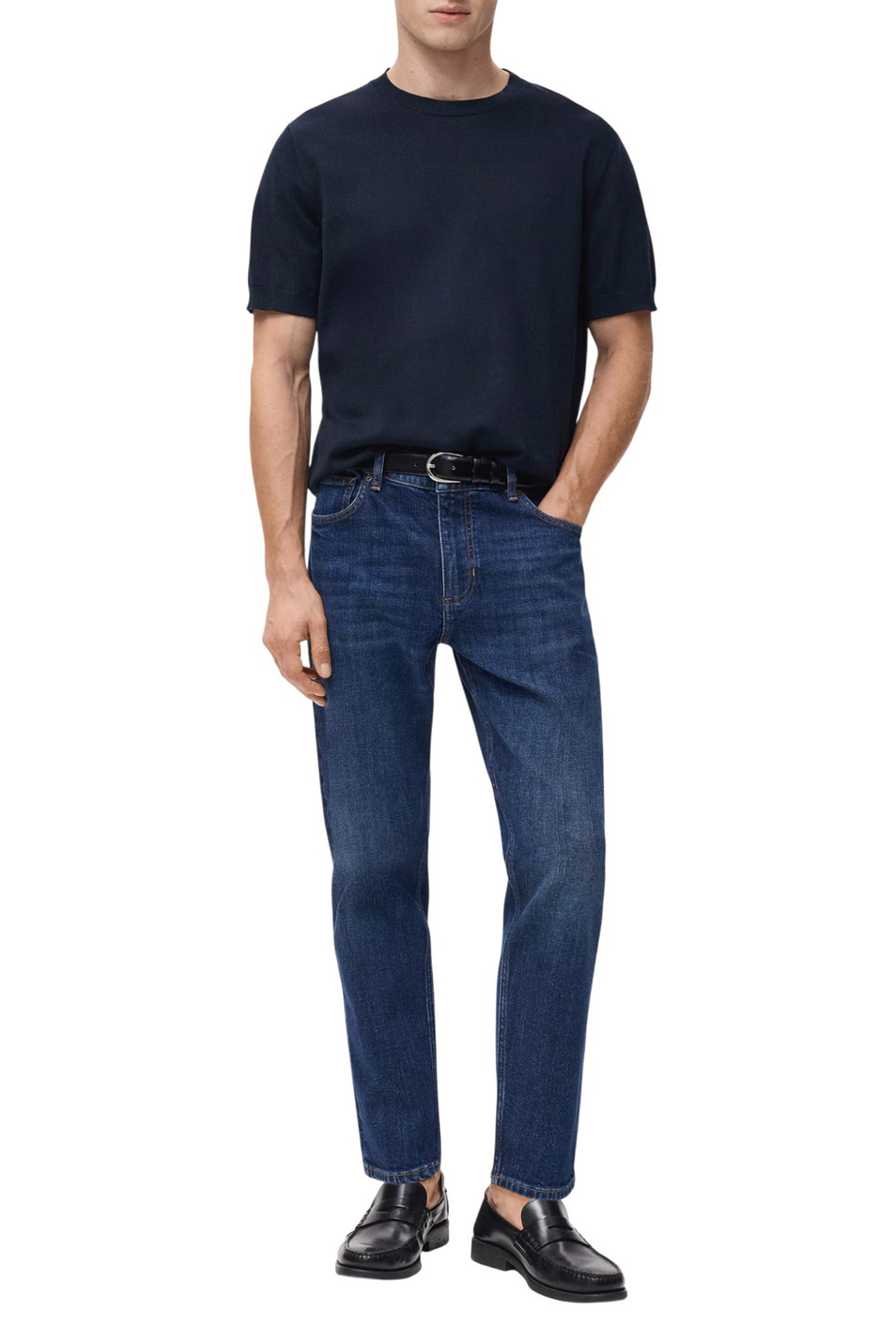 Мужской Mango Man Джинсы BEN зауженного кроя (цвет ), артикул 27061190 | Фото 2