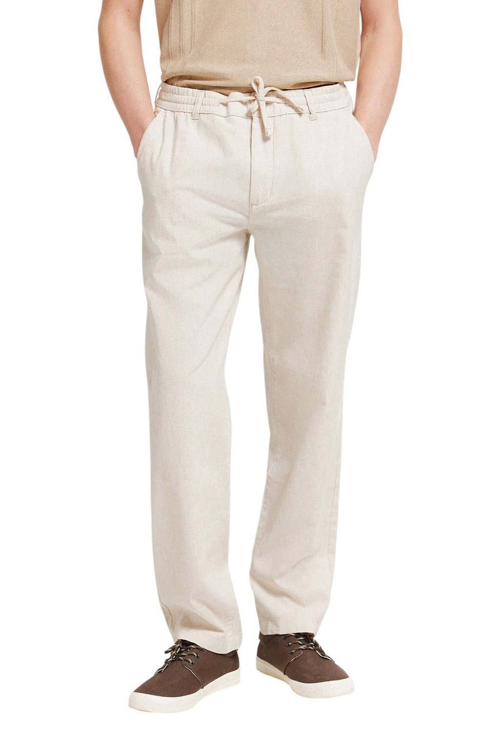 Мужской Springfield Брюки из хлопка и льна (цвет ), артикул 1553717 | Фото 1