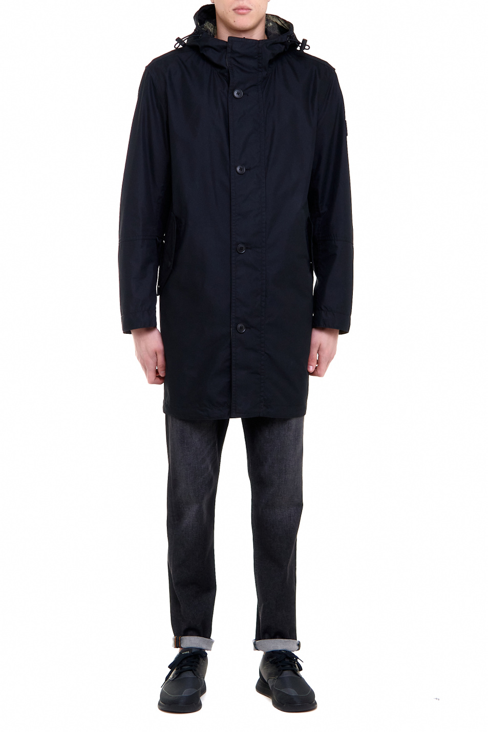 BOSS Двусторонняя куртка Odrake с капюшоном и камуфляжным принтом (цвет ), артикул 50447100 | Фото 3