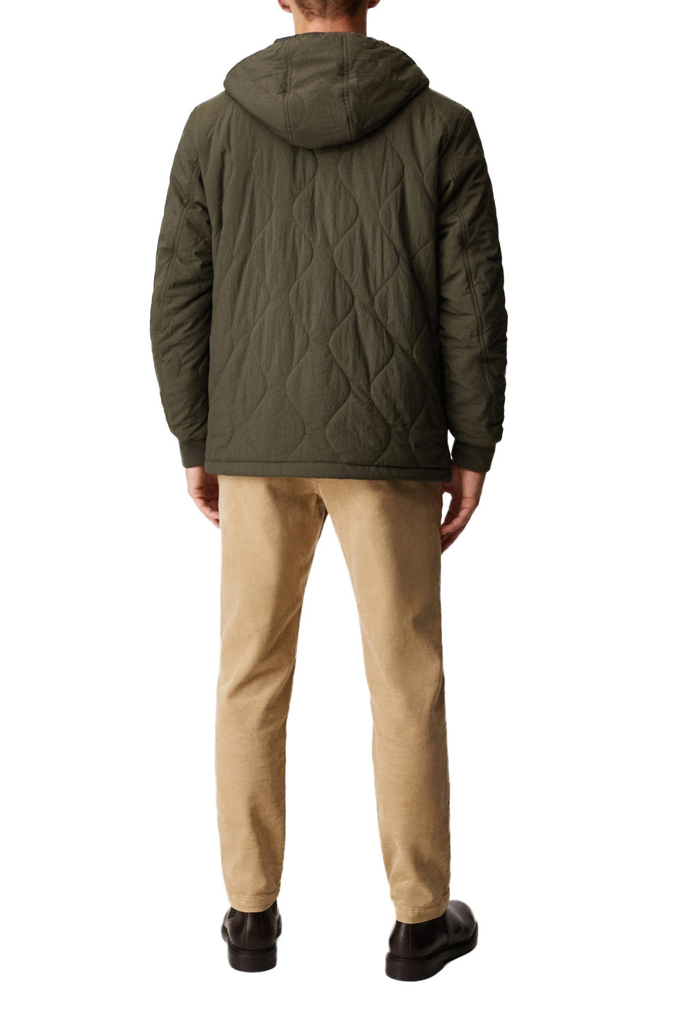 Мужской Mango Man Стеганая куртка STEFAN с капюшоном (цвет ), артикул 37045905 | Фото 4